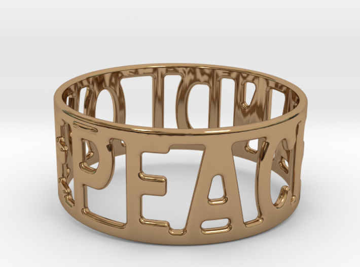 Peaceandlove 68 Bracelet 3d printed
