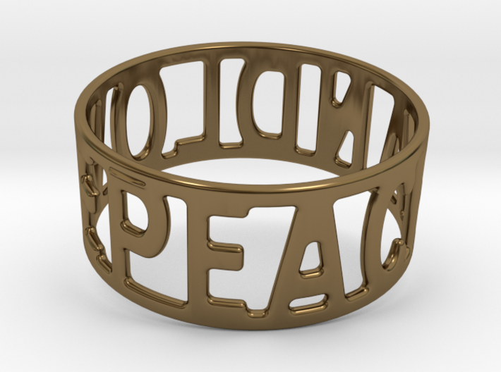Peaceandlove 80 Bracelet 3d printed
