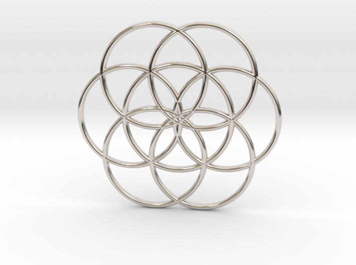 Flower of Life - Hollow 3d printed