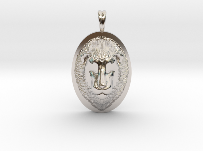 Lion Head Necklace Jewelry - Leo Sign - Symbol 3d printed