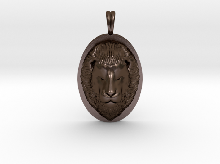 Lion Head Necklace Jewelry - Leo Sign - Symbol 3d printed