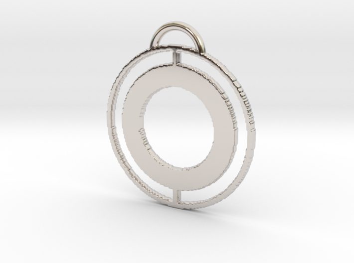 Circular Keychain 3d printed
