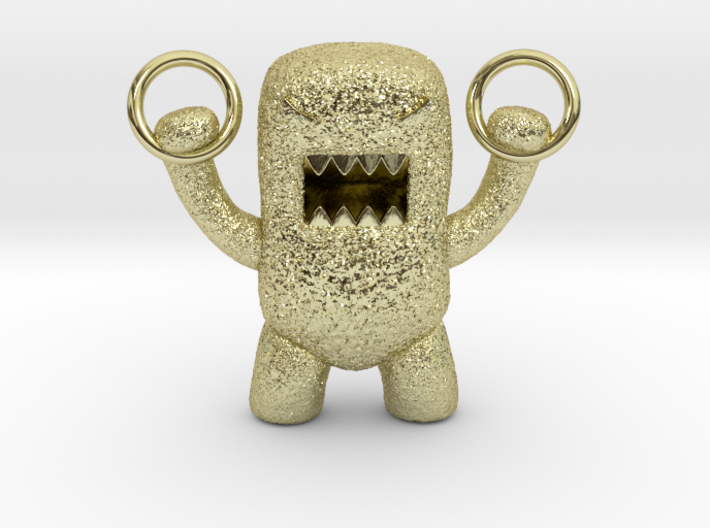 Domo Monster doing exercises with rings 3d printed