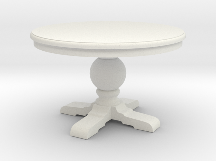 1:48 Round Trestle Table 3d printed