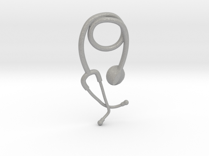 Stethoscope pendant 3d printed