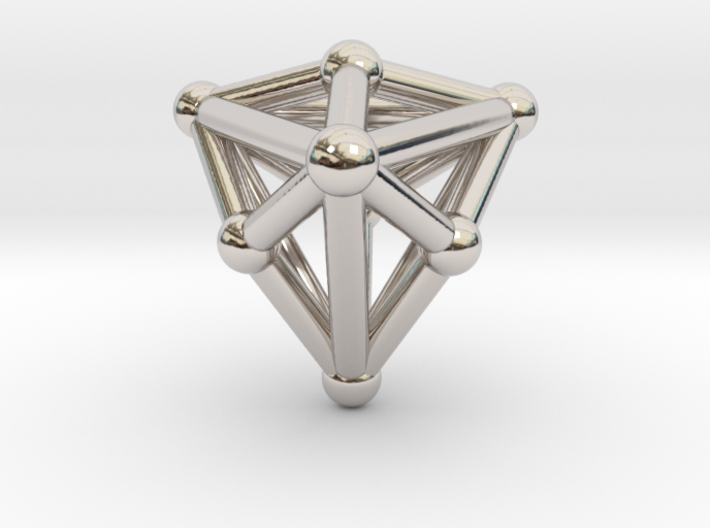 0338 Triakis Tetrahedron V&amp;E (a=1cm) #002 3d printed