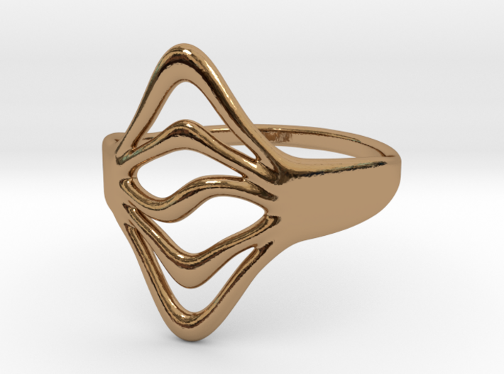 Cocktail Ring 3d printed