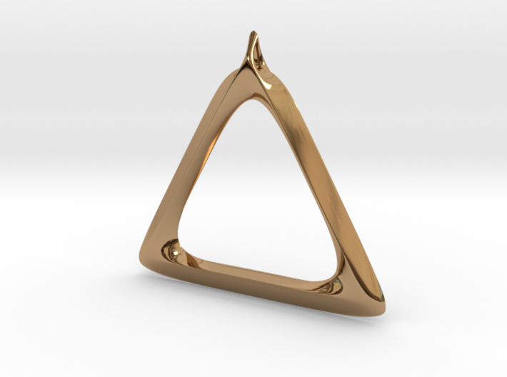 Triangle Pendant 3d printed