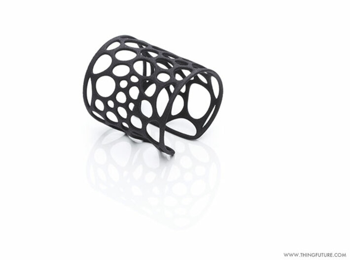 Voronoi bracelet (MEDIUM) 3d printed