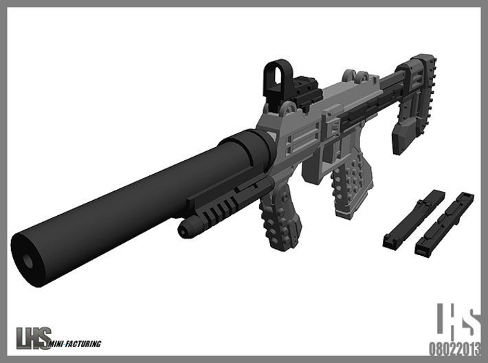 1/6 scale caseless SMG SOCOM Edition 3d printed
