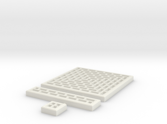 SciFi Tile 11 - Running Bond Walkway 3d printed