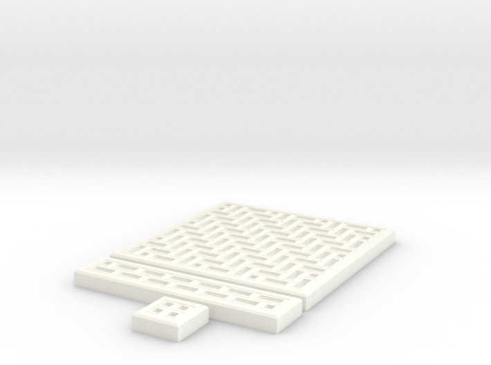 SciFi Tile 16 - HerringBone walkway 3d printed
