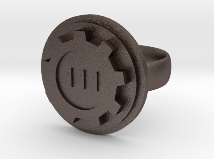 Vault-Tec Ring 3d printed