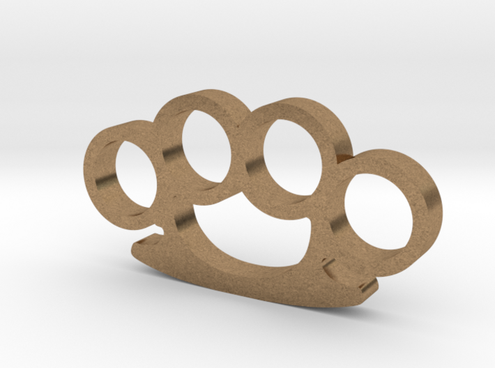 Round Knuckle Duster Ornament 3d printed