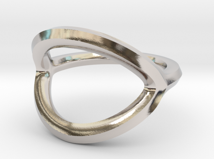 Arched Eye Ring Size 9.5 3d printed