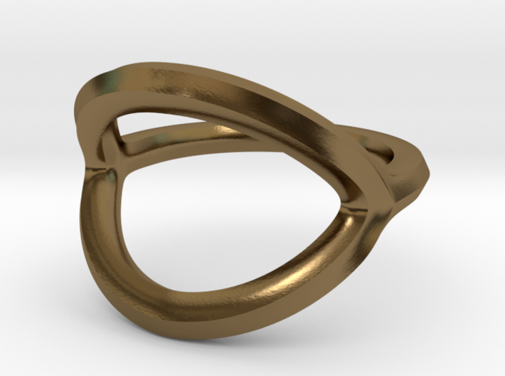 Arched Eye Ring Size 6.5 3d printed
