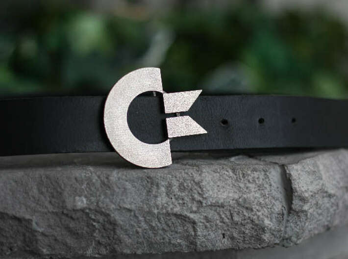 The Commodore Belt Buckle 3d printed