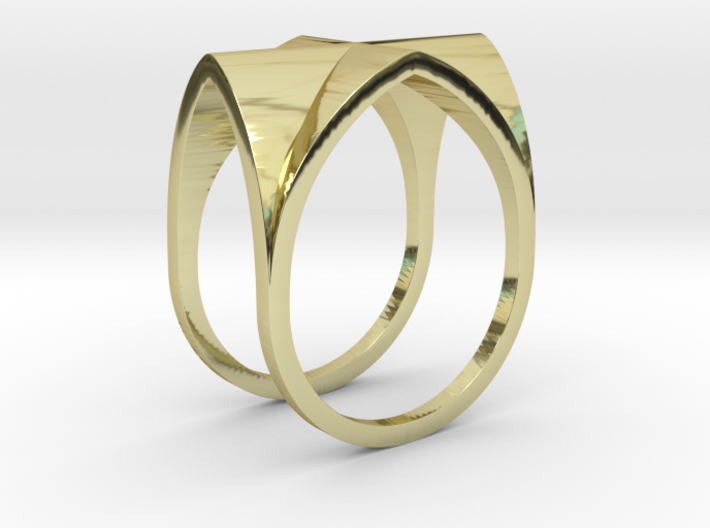 Gothic Vault Ring 3d printed 