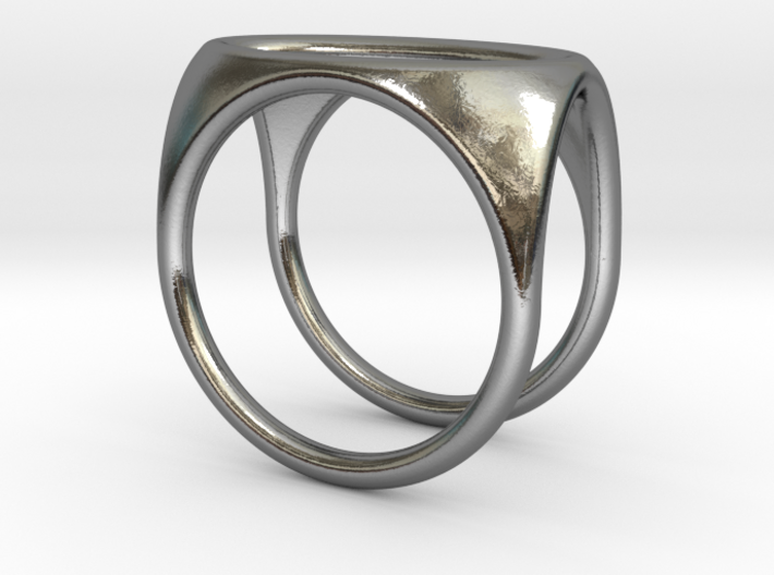 Square Ring model C - size 10 3d printed