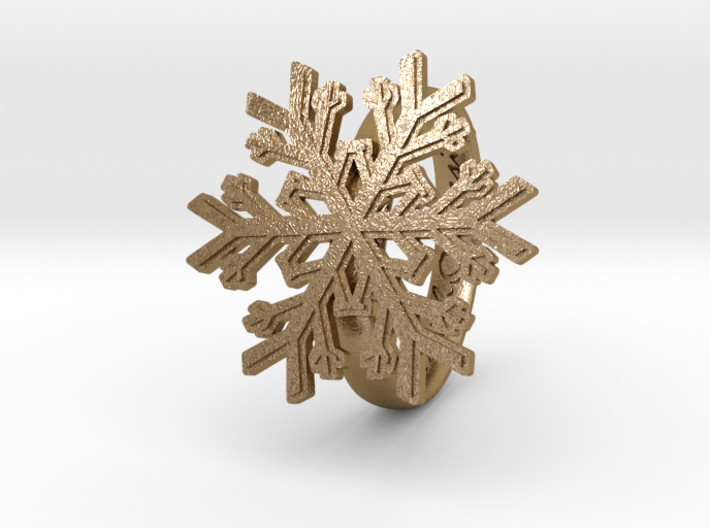 Snowflake Ring 1 d=18mm h35d18 3d printed 