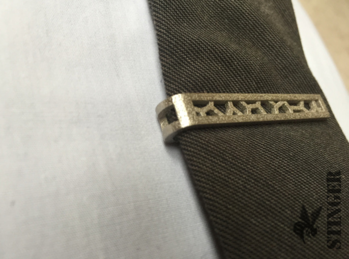 Tie Bar Cracked Pattern 3d printed 