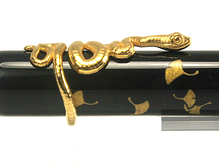 Snake Fountain Pen Roll-Stopper M 15 mm v3 3d printed 