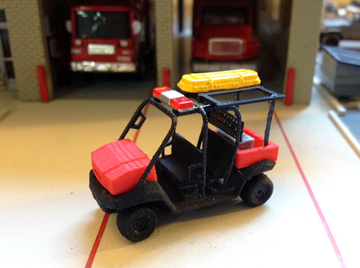 1/87 Scale MULE 4 Seater Short Bed 3d printed Photo By Mr. Holback