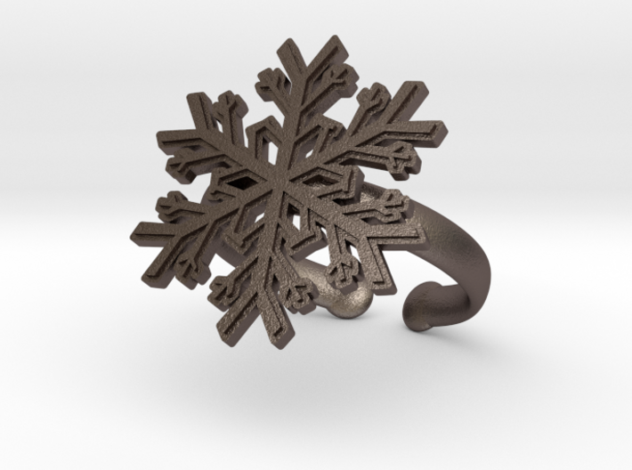 Snowflake Ring 1 d=19.5mm Adjustable h35d195a 3d printed