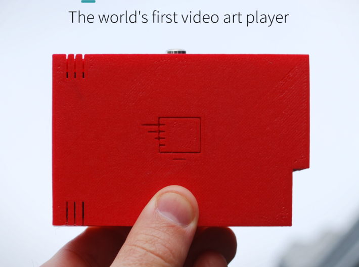 Artbox Case for Raspberry Pi 3d printed Artbox is the worlds first video art player