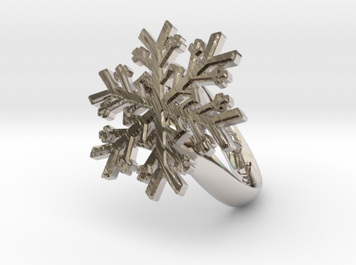 Snowflake Ring 1 d=16.5mm h35d165 3d printed