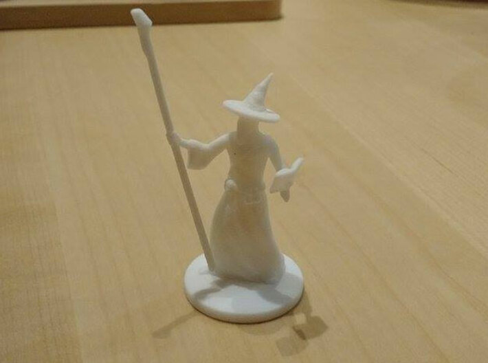 Pathfinder / D&D Human Wizard miniature 3d printed 