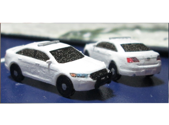 N Scale 2012-2016 Ford Taurus Police Interceptor(5 3d printed 