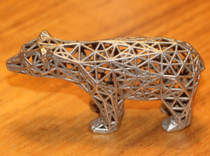 Bear bottle opener - meshified 3d printed The bear in the video is in this material