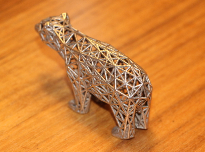 Bear bottle opener - meshified  3d printed The bear in the video is in this material