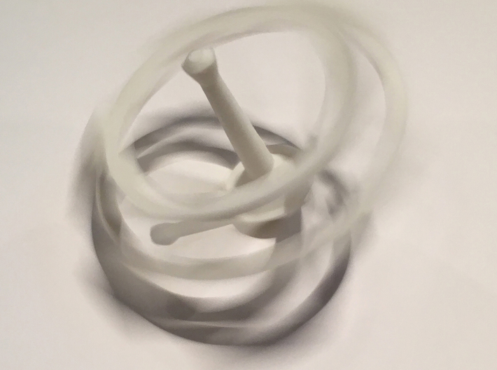 Geometric Spinning Top  3d printed 