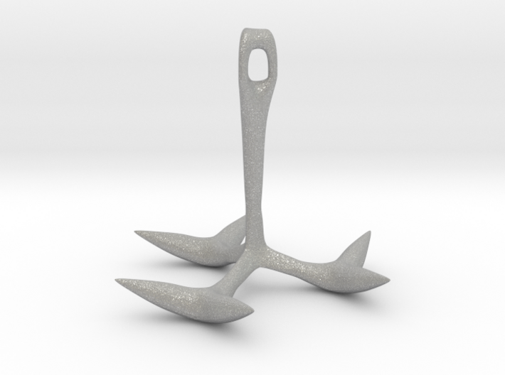 Grappling Hook Double Spike 3d printed