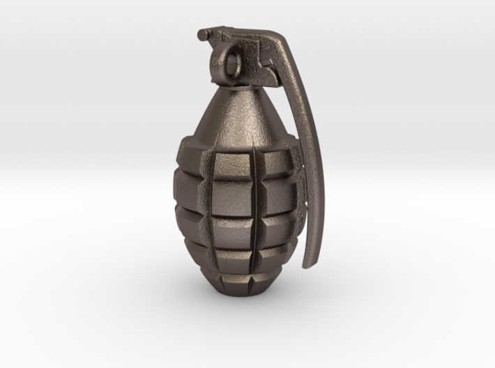 Keychain Grenade solid &amp; 25mm hight 3d printed