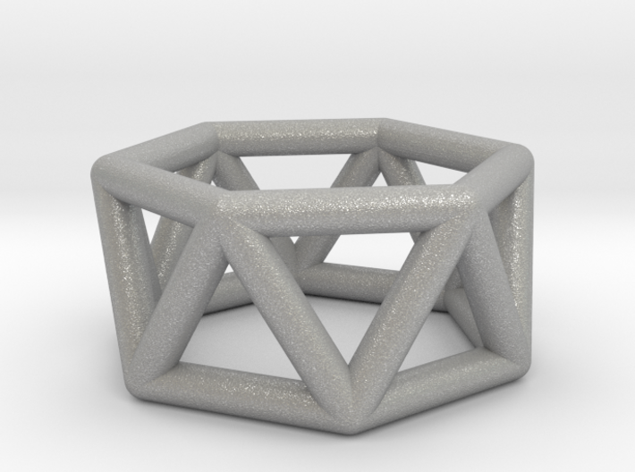 0418 Hexagonal Antiprism (a=1cm) #001 3d printed