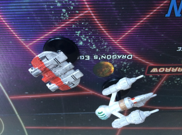 Federation L-Type Cruiser - 27mm 3d printed 
