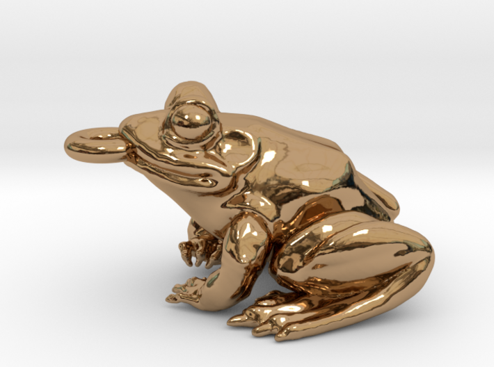 Frog Pendant (chain not included) 3d printed