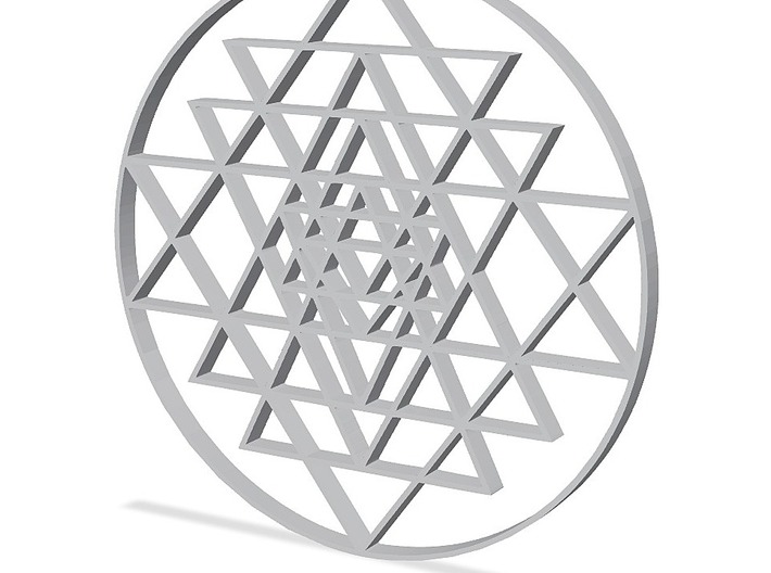 Sri Yantra Circle - 2 inch 3d printed