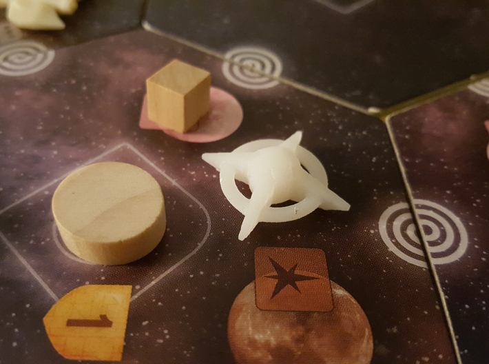 Terran Starbases - Pack of 4 (Connected) 3d printed 