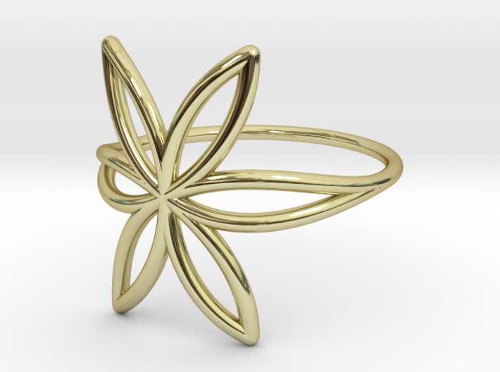 FLOWER OF LIFE Ring Nº7 3d printed