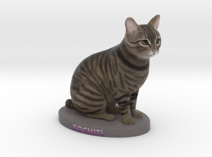 Custom Cat Figurine - Xochitl 3d printed