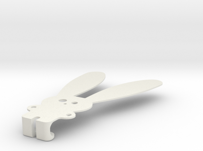 Wall clothes hangers - Bunny 3d printed 
