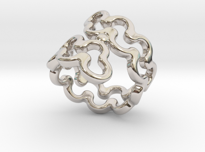 Jagged Ring 20 - Italian Size 20 3d printed