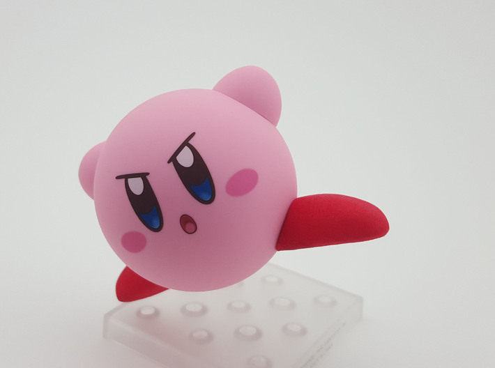 Nendoroid Kirby Extra Feet 3d printed Forward smash!