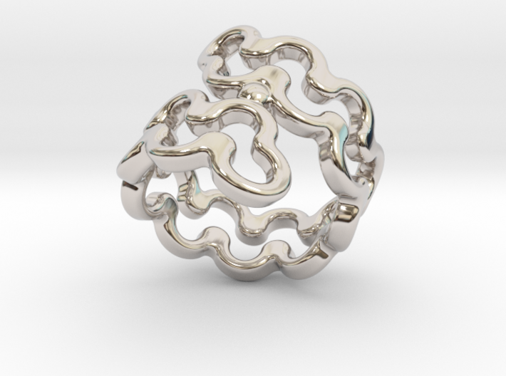 Jagged Ring 27 - Italian Size 27 3d printed