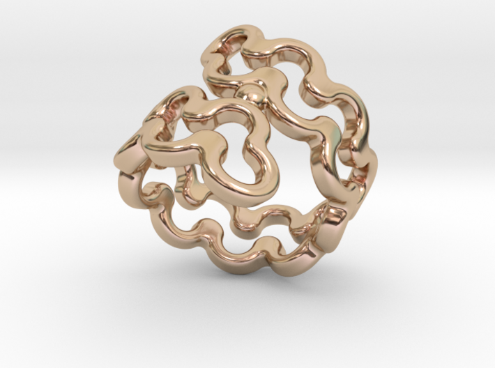 Jagged Ring 32 - Italian Size 32 3d printed