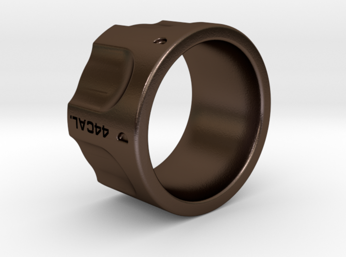 Revolver fashion Ring Size 10 3d printed
